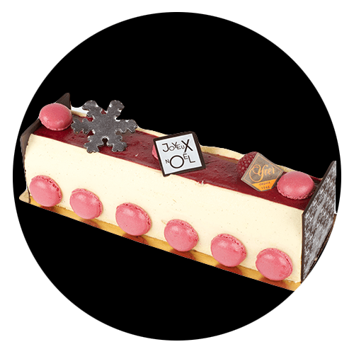 Bûche Yver Vanille Framboise