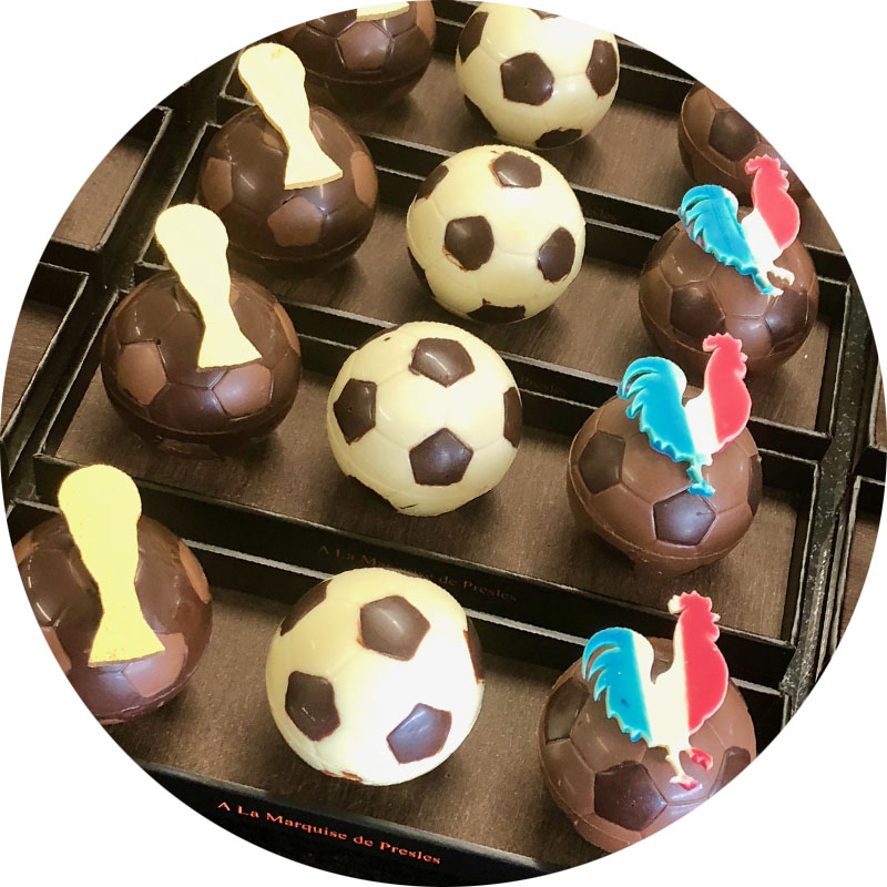 Assortiment 3 Ballons en chocolat